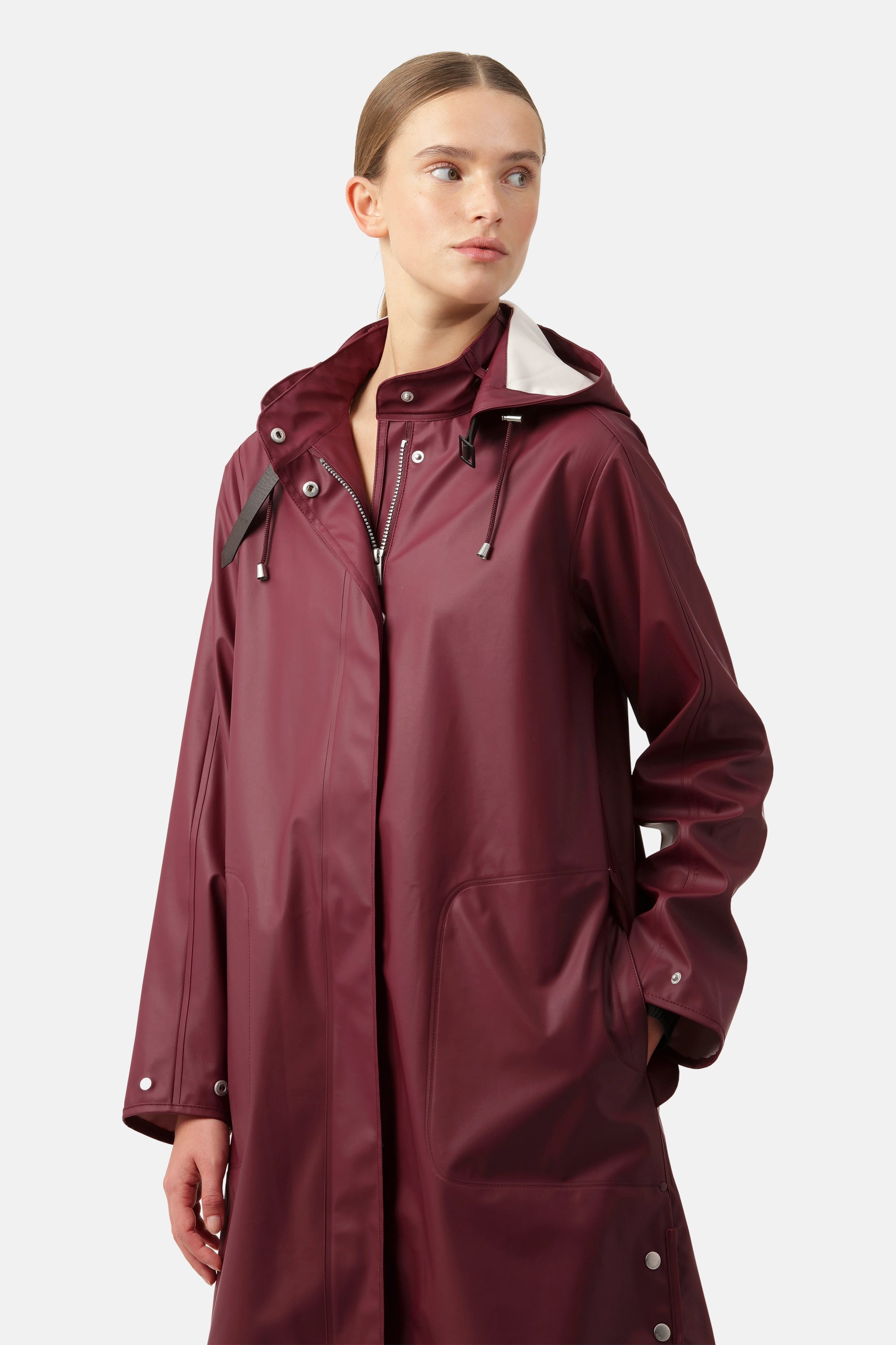 Leichter Regenmantel - Maroon Banner